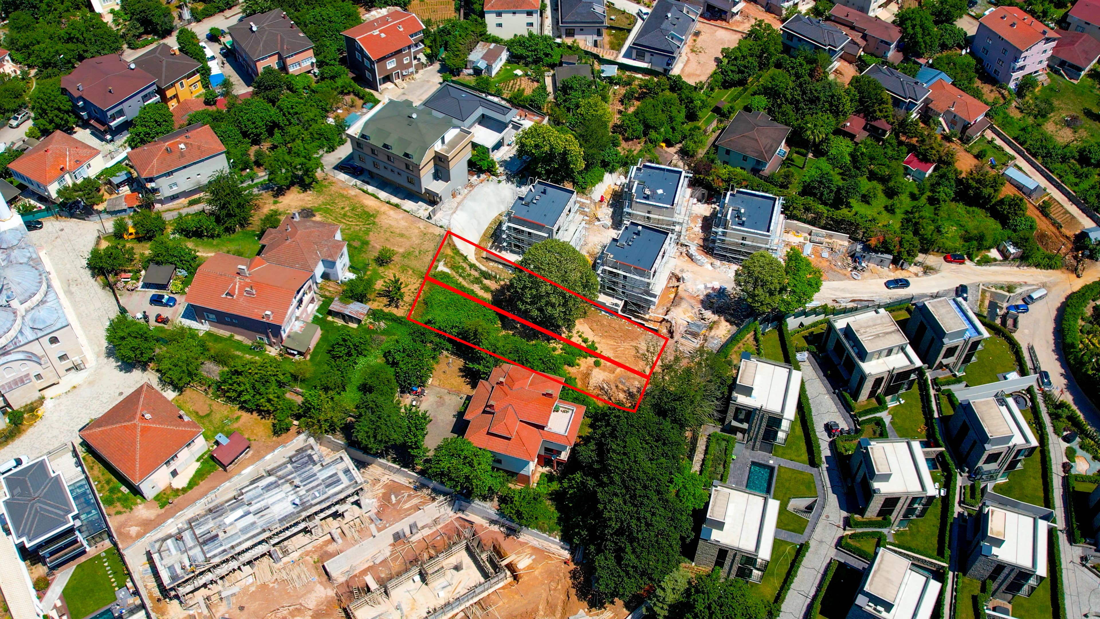 970m2 2 Ayrı Parselden Oluşan Satılık Arsalar